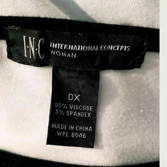 INC International Concepts Geometric Top - Picture 6 of 6